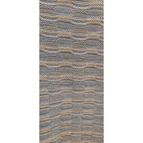 Women's alfred dunner L pull over shirt acrylic rayon. blue, gray, beige Stripes - Picture 3 of 4